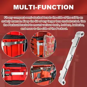 313097981900 SEORK Tool Rail Mount Milwaukee Packout Box #3