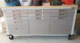 20262B SEVILLE Drawer Tool Storage Chest Cabinet Steel Wood #2