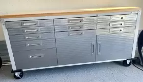 20262B SEVILLE Drawer Tool Storage Chest Cabinet Steel Wood