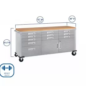 20142B SEVILLE CLASSICS Drawer Tool Storage Chest Cabinet Top #3