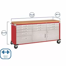 20152B SEVILLE CLASSICS Ultrahd Rolling Workbench #2