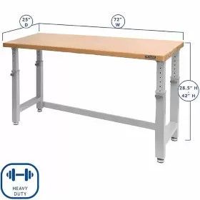 20292 SEVILLE CLASSICS Ultrahd Workbench Solid Woo #2