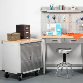 UHD20227B SEVILLE CLASSICS Rolling Lockable Storage Cabinet #2