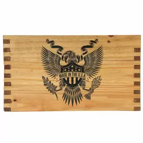 12650-6 SHEFFIELD Standard Pine Craft Box Crest Design #3
