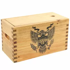 12650-6 SHEFFIELD Standard Pine Craft Box Crest Design