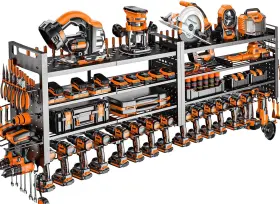 313019683608 SHOMEXTOL Power Tool Organizer Wall Mount Drill