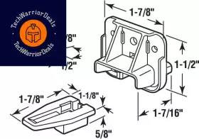 223887 SLIDE-CO Drawer Track Glides Pack #2