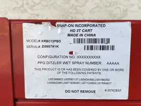 KRBC13PBO SNAP-ON Drawer Tray Point Keys #3