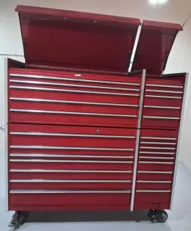 R490668A SNAP-ON Tool Box Double Bank Top Chest Locker