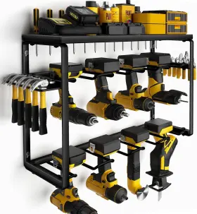 313056393379 SPAMPUR Power Tool Organizer Drill Holders Wall