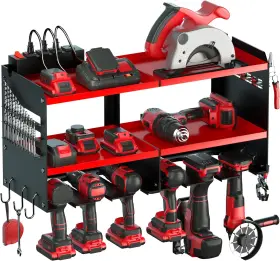 313092014054 SPAMPUR Power Tool Organizer Charging Station Du