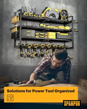 445015277208 SPAMPUR Power Tool Organizer Charging Station #2