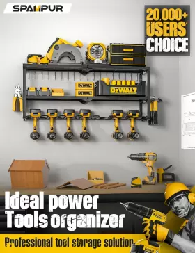 MCZ10A02 SPAMPUR Power Tool Organizer Storage Drill Holder #2