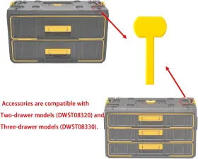 Lsl-gjxpj SPANSEE Anti Wobble Inserts Dewalt Toughsystem Tool #3