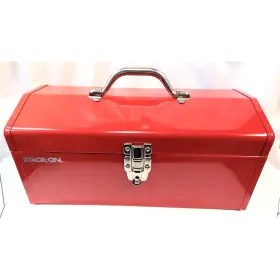 R-516-2 STACK-ON Classic Steel Tool Box Folding Lockable Tray