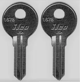 1678 STAHL/ILCO Toolbox Body Bodies Key Codes