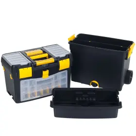 196220453273 STALWART Toolbox Wheels Stackable Tool Chest Uti #2