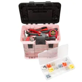 370839492193 STALWART Pink Tool Box Tackle Organizer #3