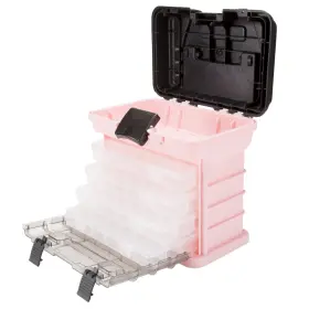 370839492193 STALWART Pink Tool Box Tackle Organizer