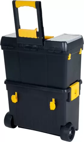 696605912741 STALWART Toolbox Wheels Stackable Tool Chest