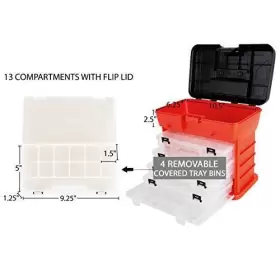 732454001165 STALWART Storage Tool Box Multipurpose Organizer #3