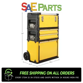 75-TS2009 STALWART Toolbox Wheels Stackable Tool Chest