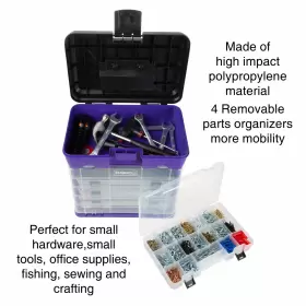HW2200007 STALWART Storage Tool Drawers Fish Tackle Beads #3