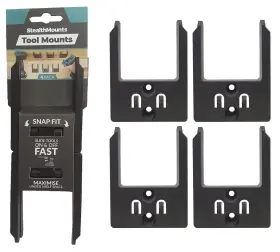 TM-MK40-BLK-4 STEALTHMOUNTS Tool Holder Makita Xgt Pack