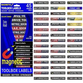 738523323497 STEELLABELS Ultimate Magnetic Tool Box Organizer