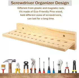 696565878972 STEPSTALL Pack Tool Storage Wooden Screwdriver #2