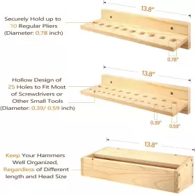 696565878972 STEPSTALL Pack Tool Storage Wooden Screwdriver #3