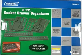 99717 STOREHOUSE Socket Drawer Organizer Set Tool Chest