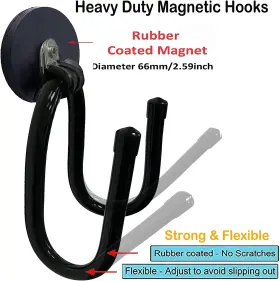 744759365750 STRONG GARAGE MAGNETIC HOOK Pmsanzay Pack Power #3