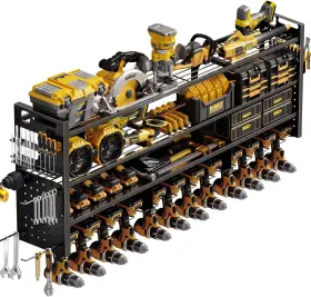 PTR2025BS STURDIFLOW Power Tool Organizer Wall Mount Garage