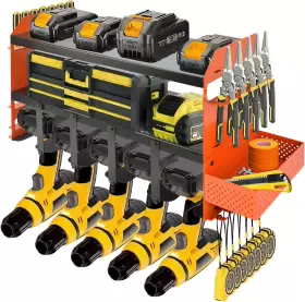 689851229787 SUPERUNNER Power Tool Organizer Wall Mount