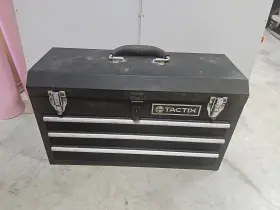 321102 TACTIX Steel Tool Box Chest Drawer Organizer