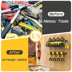 759784635747 TAFATEE Power Tool Organizer Garage Storage Wall #2