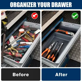 750961220657 TAOTAZON Tool Box Organizer Tray Divider Toolbox #3