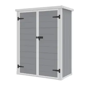 BEYSHRQ9TG TAUS Cuft Tall Storage Shed Shelves Weatherproof