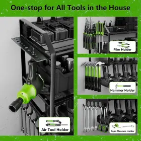 TCC01 TCCXFOT Power Tool Organizer Wall Mount Drill Holder #3