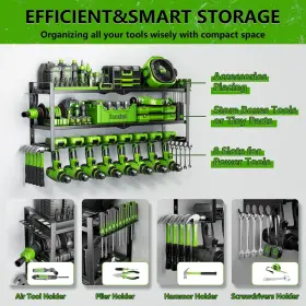 TCC03 TCCXFOT Power Tool Organizer Storage Drill Holder Wall #3