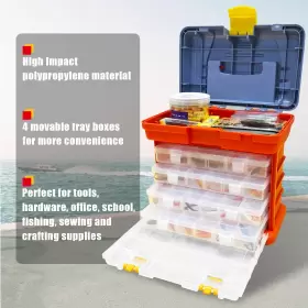 810104646611 TCE Torin Fishing Tackle Box Storage Tool Drawer #3