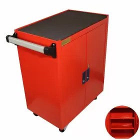 239437 TECHTONGDA Toolbox Movable Double Door Rolling Cabinet