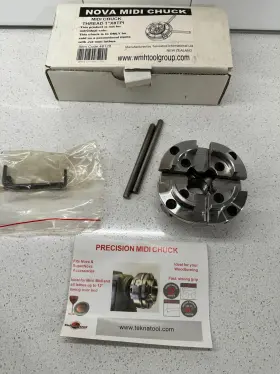 48120 TEKNATOOL Nova Precision Midi Lathe Chuck Woodturning