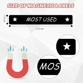 692620117154 TENARE Tool Box Organizational Magnetic Labels #2
