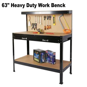 719961497629 THANADDO Workshop Table Bench Garage Steel Tool