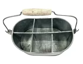 490841900513 THRESHOLD Galvanized Tool Craft Caddy Gardening #2