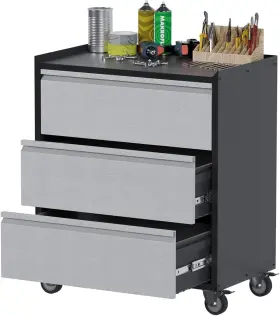 T-8RRFA8G TIOUTBOT Storage Cabinet Drawers Wheels Mobile