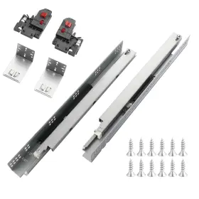 TOWIN-21-1 TOBINICE Undermount Close Drawer Slides Bottom