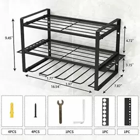 DI00123456 TONGYI Power Tool Organizer Layers Garage Storage #3